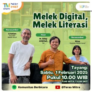 Read more about the article TM Share Podcast Volume 467 dalam tema “Melek Digital, Melek Literasi”